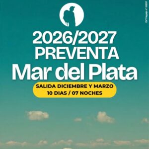 PREVENTA MAR DEL PLATA 2026/2027